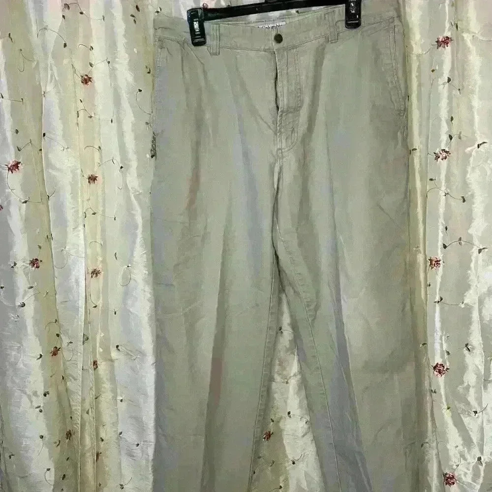 “Columbia Men’s Beige Outdoor Chino Pants Size 36x30 Cotton Hiking Casual” - Picture 5 of 5